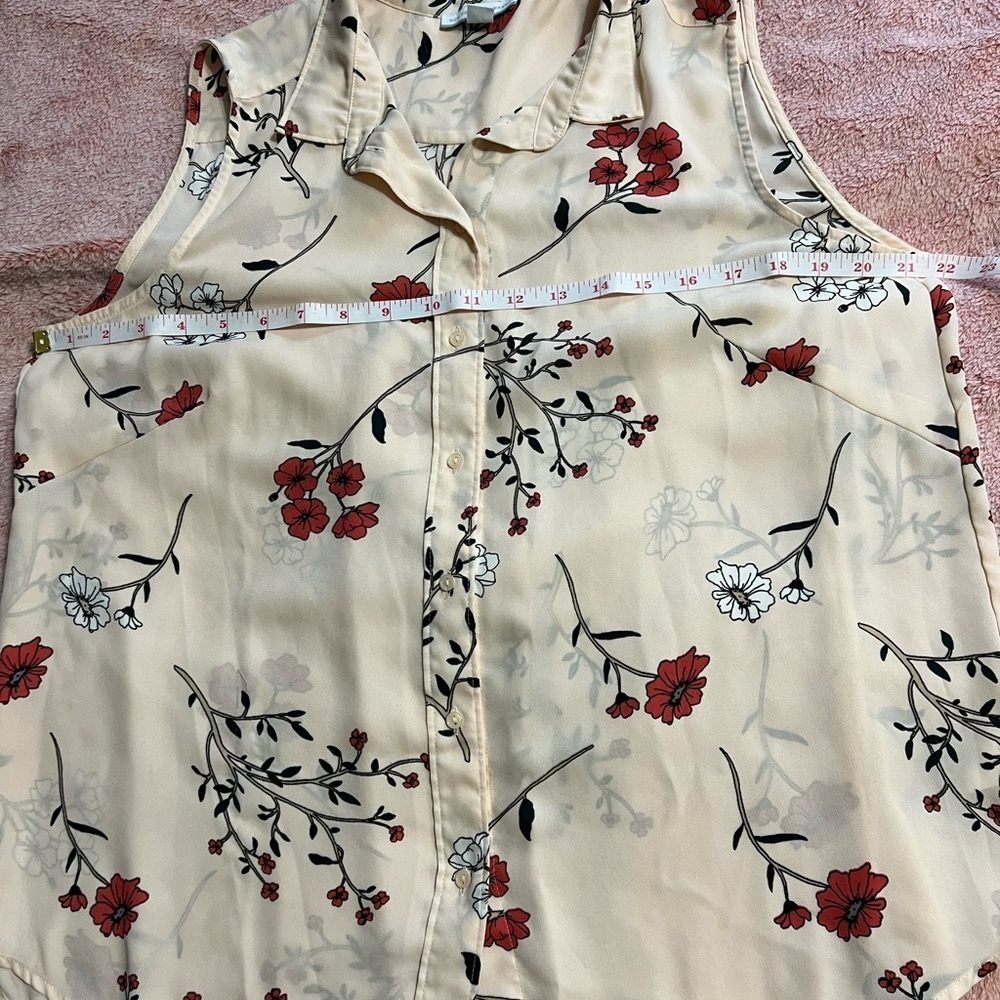 #190 New York & Compnay floral blouse - Picture 6 of 7